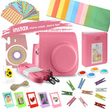 MiniMate Deluxe Accessory Bundle Purple + Case/Bag Accessories Kit for Fujifilm Instax Mini 9 / 8+ / 8 Fuji Instant Film Camera