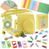 MiniMate Deluxe Accessory Bundle Purple + Case/Bag Accessories Kit for Fujifilm Instax Mini 9 / 8+ / 8 Fuji Instant Film Camera