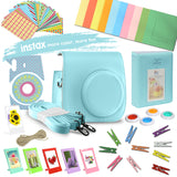 MiniMate Deluxe Accessory Bundle Purple + Case/Bag Accessories Kit for Fujifilm Instax Mini 9 / 8+ / 8 Fuji Instant Film Camera