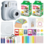 Fujifilm Instax Mini 11 Instant Camera Compatible Carrying Case + Fuji Instax Film Value Pack (40 Sheets) Accessories Bundle, Color Filters, Photo Album, Assorted Frames