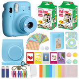 Fujifilm Instax Mini 11 Instant Camera Compatible Carrying Case + Fuji Instax Film Value Pack (40 Sheets) Accessories Bundle, Color Filters, Photo Album, Assorted Frames